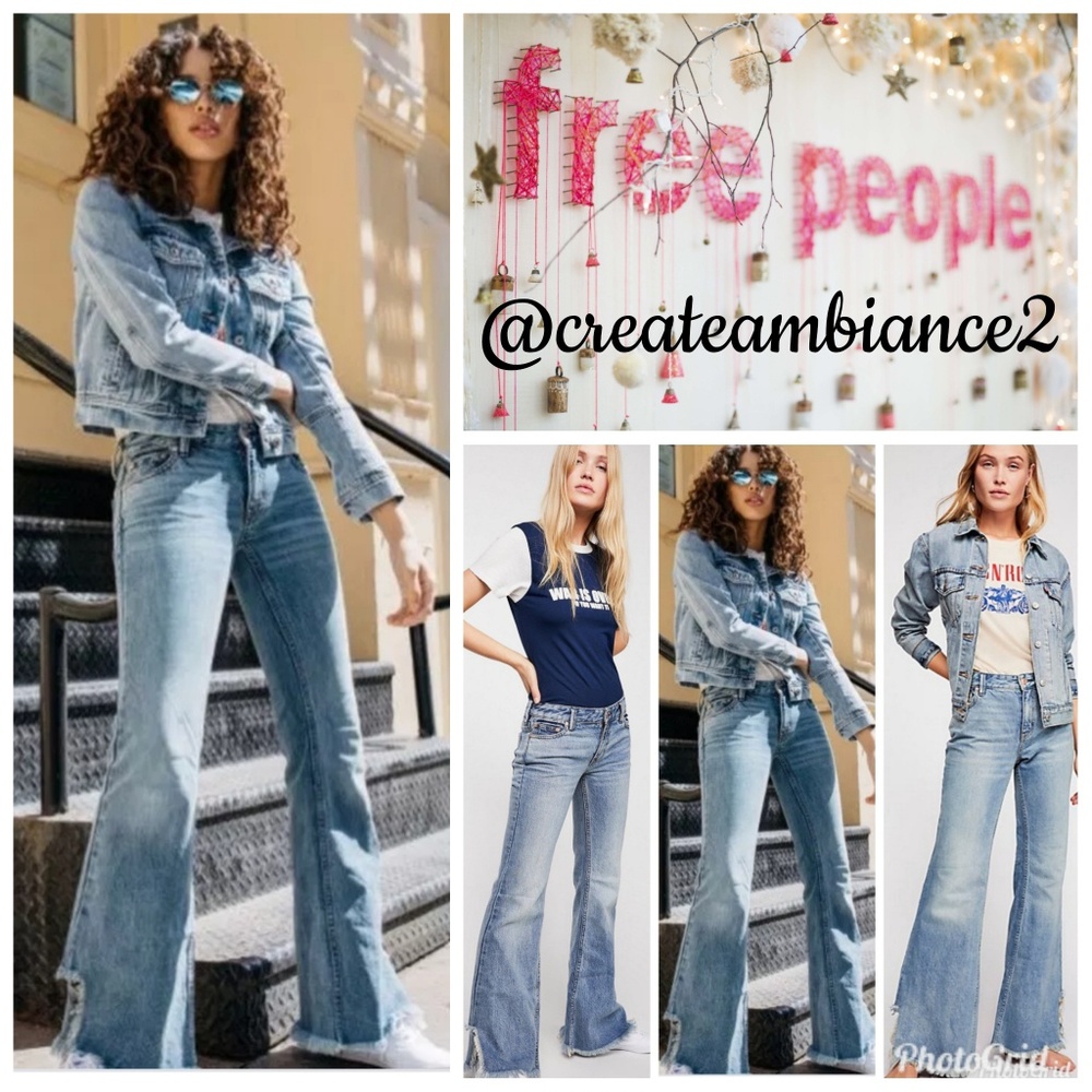 🔥Size26,27🔥Free People Vintage Flare Jeans